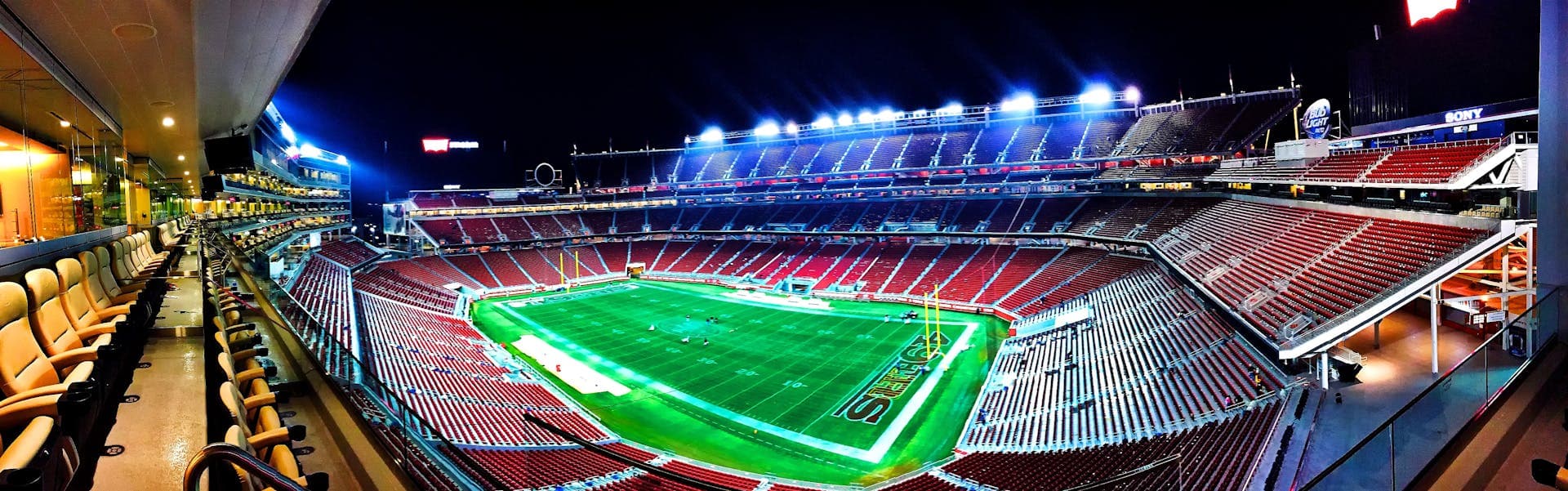 Football stadium