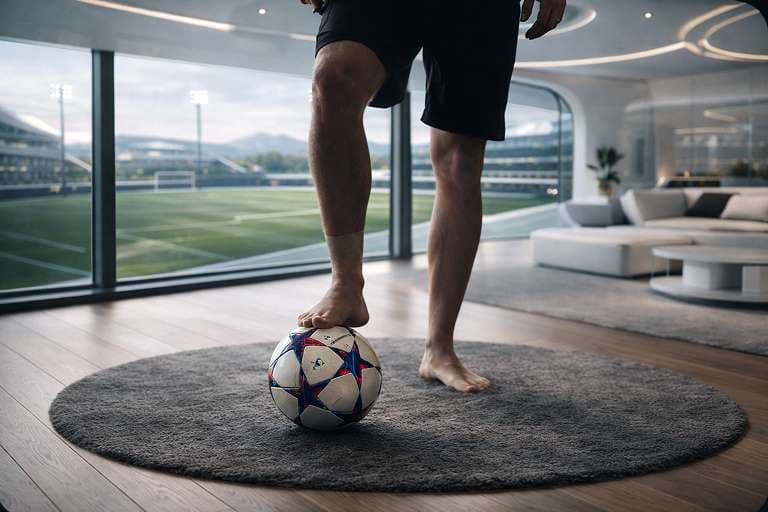 At-Home Ball Workouts football drill